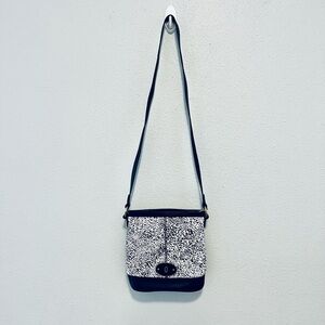 Fossil Cow Hide Over the Shoulder Bag